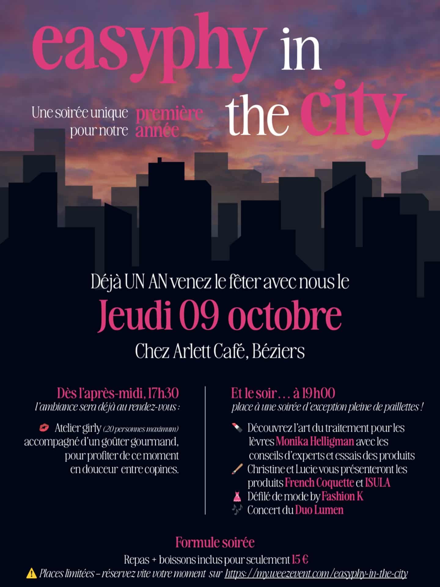 🎀 EASYPHY in the City – Une soirée unique pour Octobre Rose 🎀